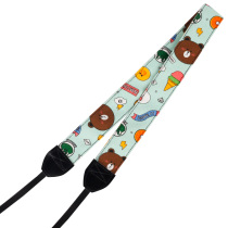 Siyang personality camera shoulder strap Canon Nikon Sony Pentax can be obliquely crossed comfortable lanyard neck strap retro literature and art