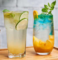 Long drink cup mojito Cup Crystal mojito cocktail Cup Colin Cup floating fairy Cup classical sea wave Cup tall cup