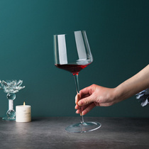 European-style goblet Single-pack wine glass Special clearance treatment Crystal glass red wine glass defect Champagne glass