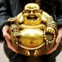 Pure bronze Millver statue at the mercy of the Millver car pendulum mass for the Millver Pendulum Laughing Buddha Living Room Dedicated To The Genguan Home