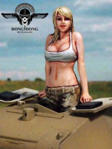 1:35 Beauty Tank Soldier Wild Spot XD70