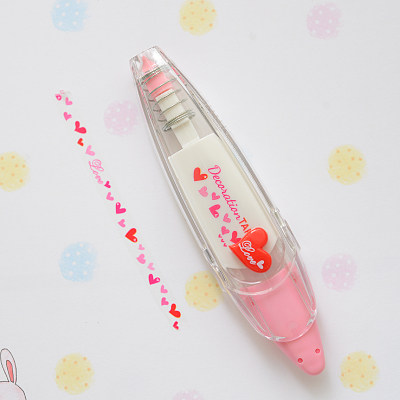 hand ledger color stiers korean stationery creative push-type lace correction tape cute decoration tape hand  diary decoration