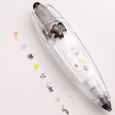 hand ledger color stiers korean stationery creative push-type lace correction tape cute decoration tape hand  diary decoration