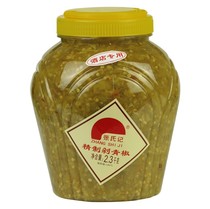 Zhangs Notes Refined Chopped Green Pepper 2300gX6 Green Chopped Pepper Chili Pepper Sauce Chopped Pretzels Fish Head Seasoning Zos Ready-to-cook