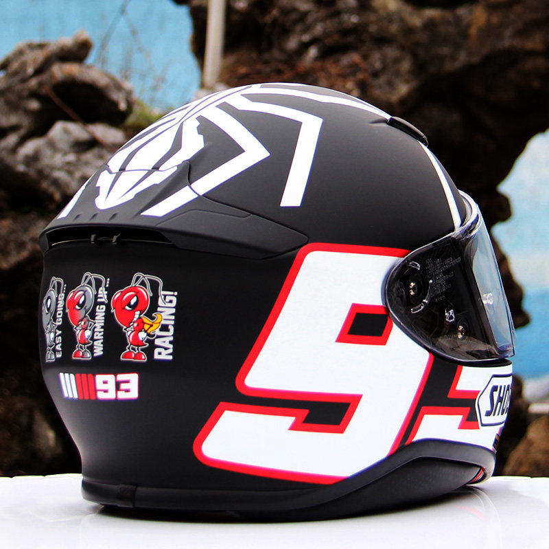 骑士网 shoei z7电源摩托车头盔 双d扣安全头盔轻量化赛道头盔