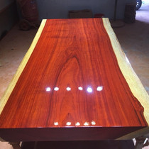 Size: 149 * 78 * 10 RED FLOWERS PEAR LARGE PLATE NEW CHINESE SOLID WOOD TEA TABLE CHAIR COMPOSITION DESK TABLE PAINTING CASE