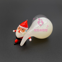 (Hokkaido Otaru Crafts) C various Santa Claus Christmas Japanese glass ornaments (1)
