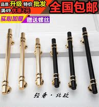 Chengdu Ai Shan Modern Simple Light Luxury High-grade Nordic Golden Black Wardrobe Shoes Cabinet Round Handle European