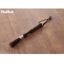 German imported Italian Espresso Walnut coffee grinder cleaning brush