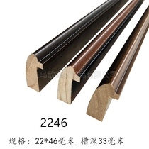 Xinxin long solid wood photo frame line 2246 Chinese painting calligraphy calligraphy three-dimensional frame Su embroidery embroidery border double frame