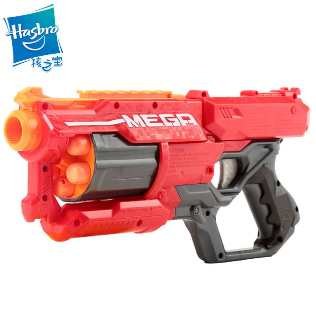 Hasbro Nerf Heat MEGA Super Assault God of War launcher A4487 Red Bull vs. soft bullet gun toy