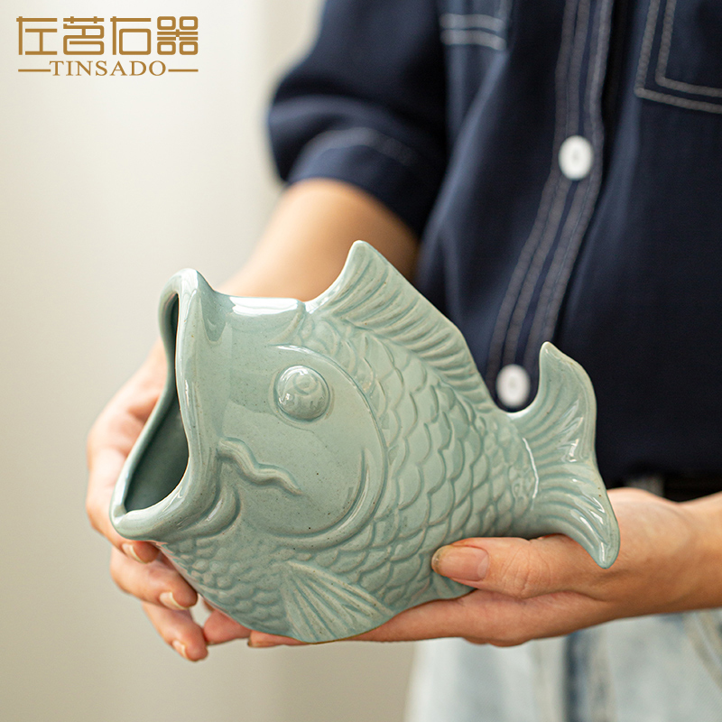 ZuoMing right implement creative ceramic ashtray large sundry receive Chinese style restoring ancient ways ashtray home sitting room office