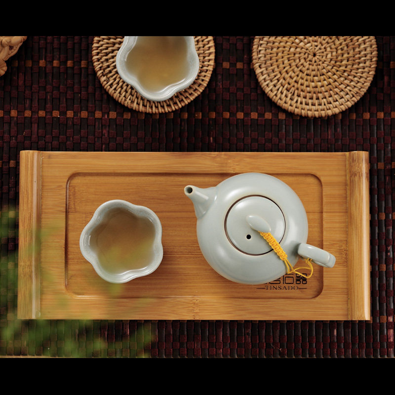 左茗右器竹制奉茶盘茶托cp038