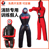 Fire simulation training Rescue dummy software drill Weight vent doll Boxing wrestling Sparring Humanoid sandbag