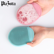 Germany plazotta silicone dishwashing brush gloves double-sided brush brush pot hand protection multi-function insulation and anti-hot non-stick oil