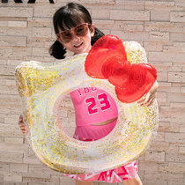 Sequin bow cat children swimming ring baby baby swimming ring equipment