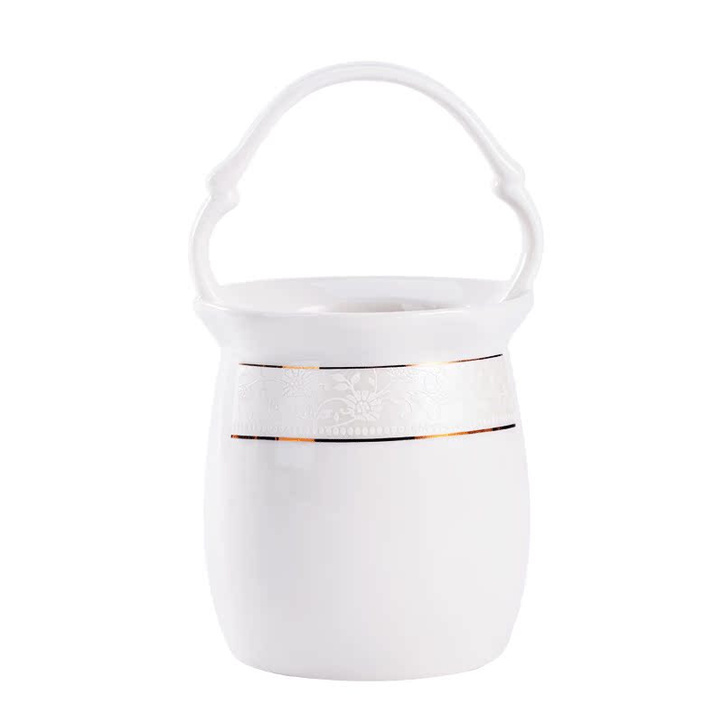 Jingdezhen ceramic household kitchen furnishing articles creative flower basket desktop receive spoon, chopsticks rest place, a spoon at frame