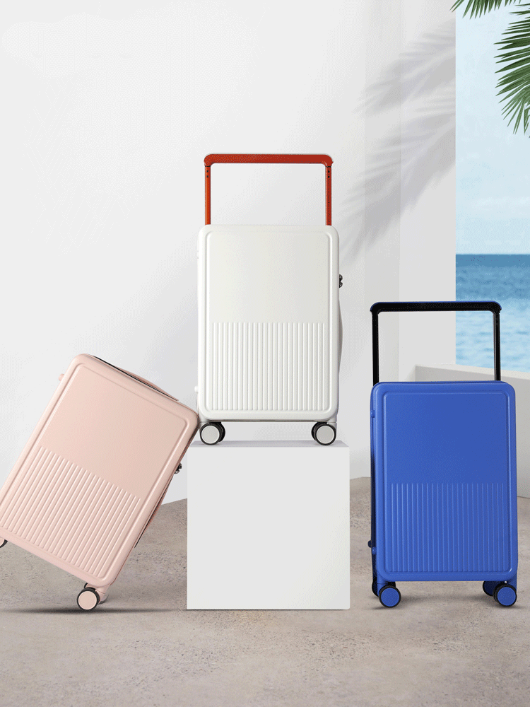 Multi-Function Charging Student Width Draw-Bar Luggage Female Universal Wheel Large Capacity 20-Inch Boarding Password Suitcase 24