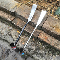 Garlic shovel small shovel stainless steel digging wild vegetables herbs growing vegetables growing flowers potting tools Planing root gardening ripper sharp