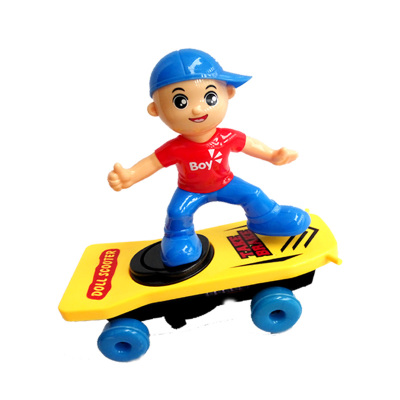 抖音同款电动声光玩具万向音乐灯光儿童翻身特