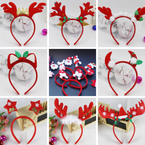 Christmas small gift gift decorations Christmas headband headdress adult children antler headband buckle Christmas hat