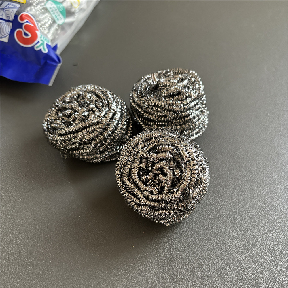 蛋形不掉屑钢丝球3个装组合