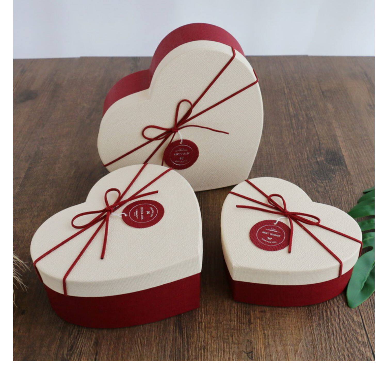 520心形礼物盒空盒爱心盒子生日礼盒仪式感小号口红礼品盒高级