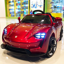 Baby childrens electric car four-wheeled remote control car can sit on self-driving child swing stroller Baby toy car can sit on people