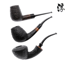 New Denmark imports Lasse Skovgaard Lassetkov Lasskov La Ceskov handmade pipe black sand blasting