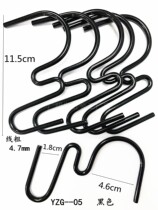 Hook stainless steel multi-purpose drying rack storage hanging portable hook round tube S hook hanging object hook