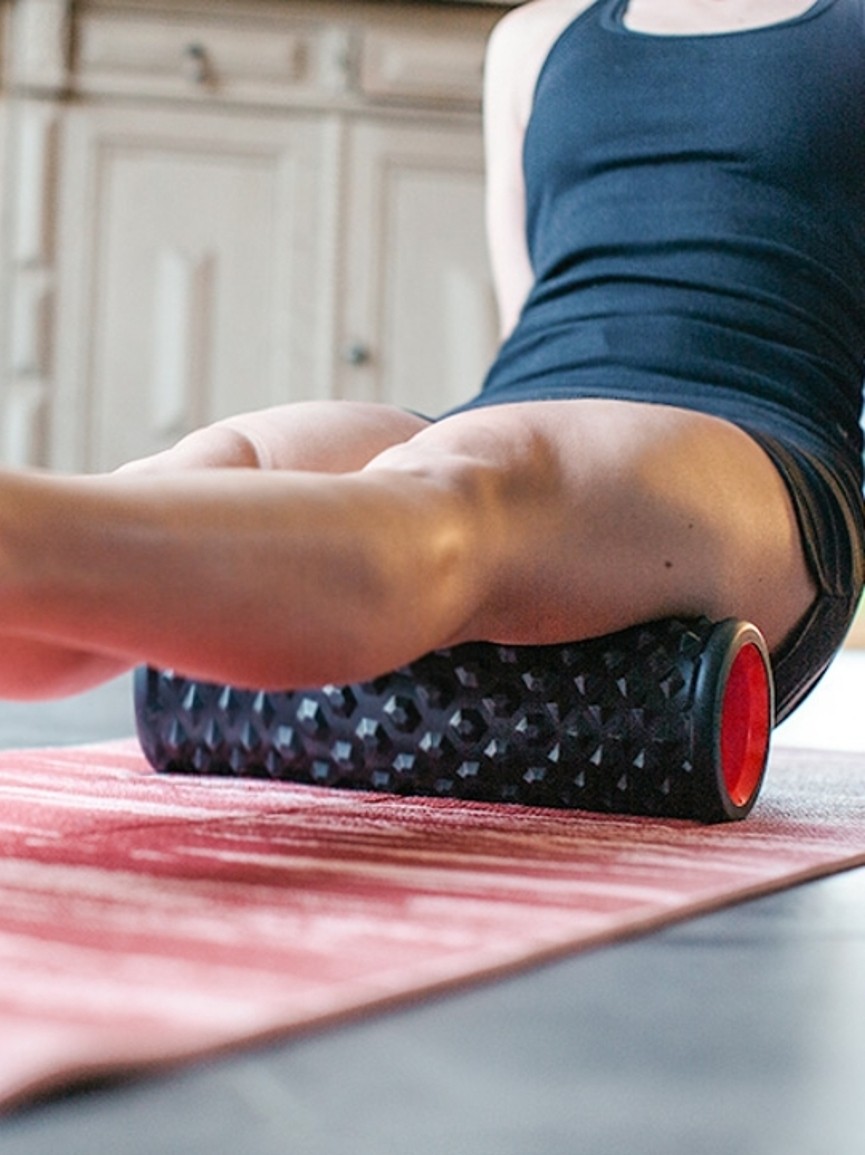 迪卡侬泡沫轴肌肉放松瘦小腿滚轮神器健身