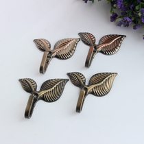 Value exquisite small curtain wall hook Curtain hook Wrought iron hook Wall hook Clothing hook Small leaf hook Special price