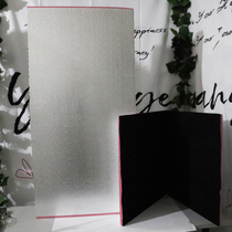 Foam reflector photography props black light-absorbing suede folding plate portrait photo fill light plate cover soft light background