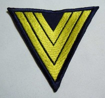 German-style Haijun senior sailor armbands have served for 4 years navy blue V-shaped triangle sailor embroidery armbands level identification