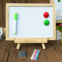 Intellectual development wooden intellectual childrens kindergarten early education toys mini magnetic drawing board small easel writing board