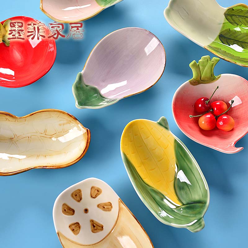 Creative cartoon key receive furnishing articles ceramic jewelry shelf modern desktop sundry receive a case porch decoration