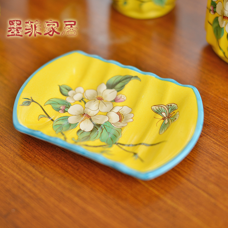 American ceramic sanitary ware, five sets of new Chinese style bathroom toiletries household adornment furnishing articles version into gifts