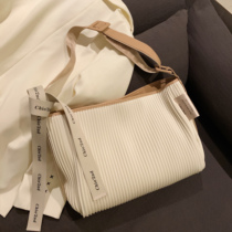 Chio 2nd Aegean pleated shoulder crossbody bag womens large capacity simple Joker Tote bag