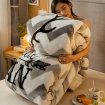 Winter quilt thickened warm blanket quilt quilt core Autumn single student dormitory Double four-season universal air conditioning quilt Spring and autumn