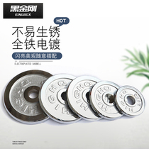 Single electroplated barbell dumbbell 2 5kg 5 7 5 10 15kg full cast iron electroplated barbell piece weight gain