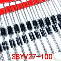 Ultra fast recovery straight plug SBYV27-100-E3 73 DO-15 SBYV27-100 original plastic sealed diode