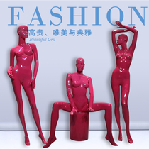 Brand Clothing Models Props Women Body body Body Model Racks Human Table Clothing Store Show Red Model Dummy