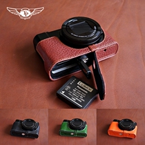 Taiwan TP original leather Panasonic LX9 LX10 LX15 camera bag leather case handle protective cover handmade cowhide