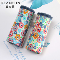 Di Anfen womens underwear womens mid-waist youth breathable pastoral style pure cotton crotch cotton bag hip briefs