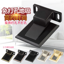 Silent door suction door touch black wild white interior door door strong magnetic silent door suction wall suction force
