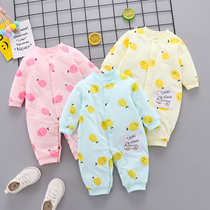 Special price to give back Baby Belle Baby spring autumn and winter clip thin cotton khays climbing clothes Warm Grip Cotton One-piece Clothes For Newborns