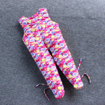 Baby cotton cotton padded clothes handmade baby feet cotton pants for young children children thick straps warm pants winter