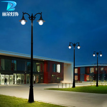 New Countryside Street Lamp Eurostyle Pick Up Arm Courtyard Outdoor Waterproof View Light District Garden Antique Double Head Outdoor Light