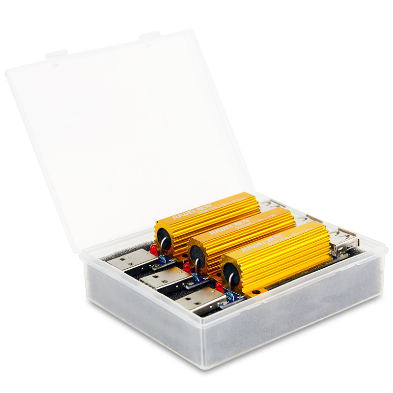 炬为usb老化放电器充电宝手机充电头数据线检测试仪表电子负载器