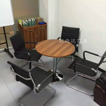 Suzhou factory direct office furniture desk simple fashion round negotiation table small conference table negotiation table